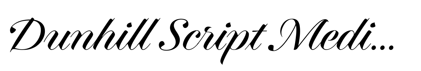 Dunhill Script Medium